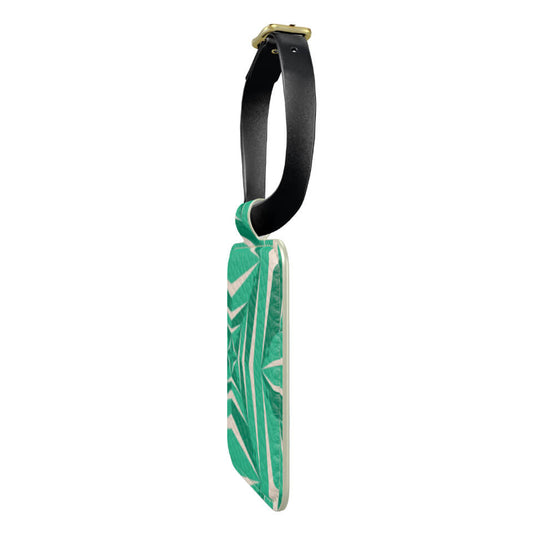 Stella Voyager Luggage Tag Oasis, Leather Tag, Designed With Meaning