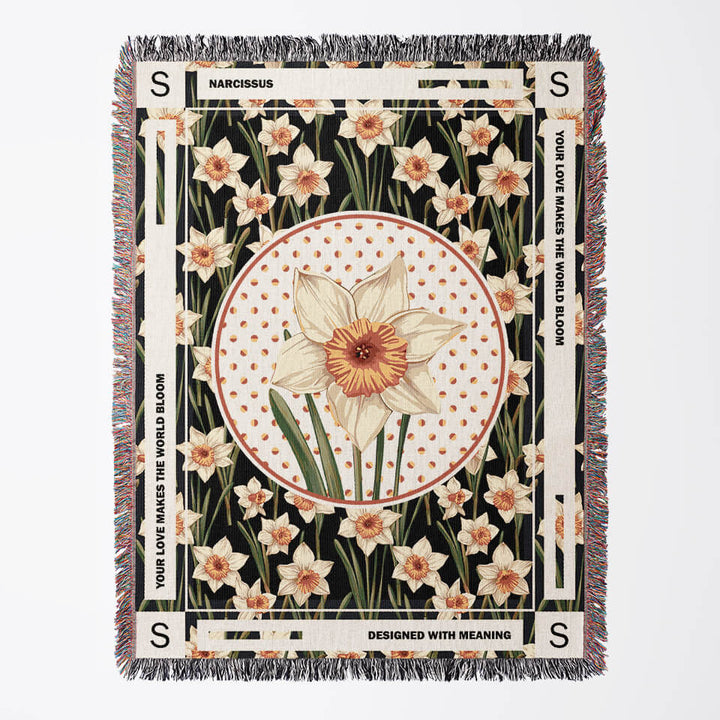 Narcissus Woven Blanket