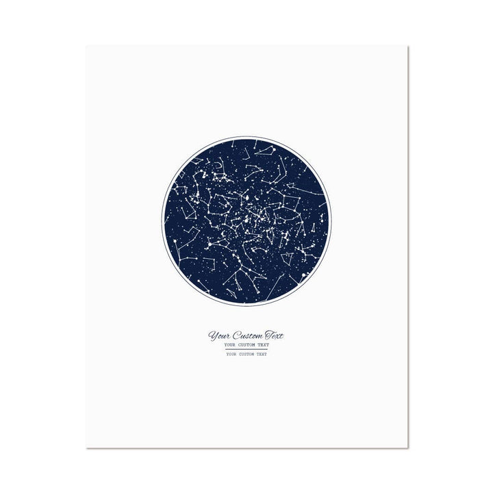 Wedding Guest Book Alternative, Star Map Print Personalized with 1 Night Sky, Unframed#color-finish_unframed
