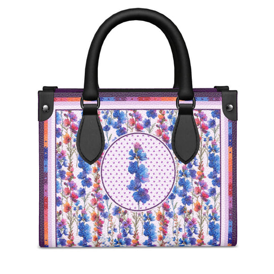 Larkspur Flower Mini Shopper