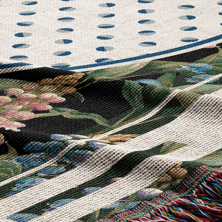 Lily of the Valley Woven Blanket
