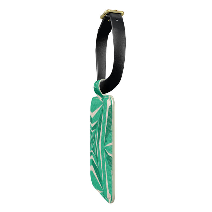 Stella Voyager Luggage Tag Oasis, Leather Tag, Designed With Meaning