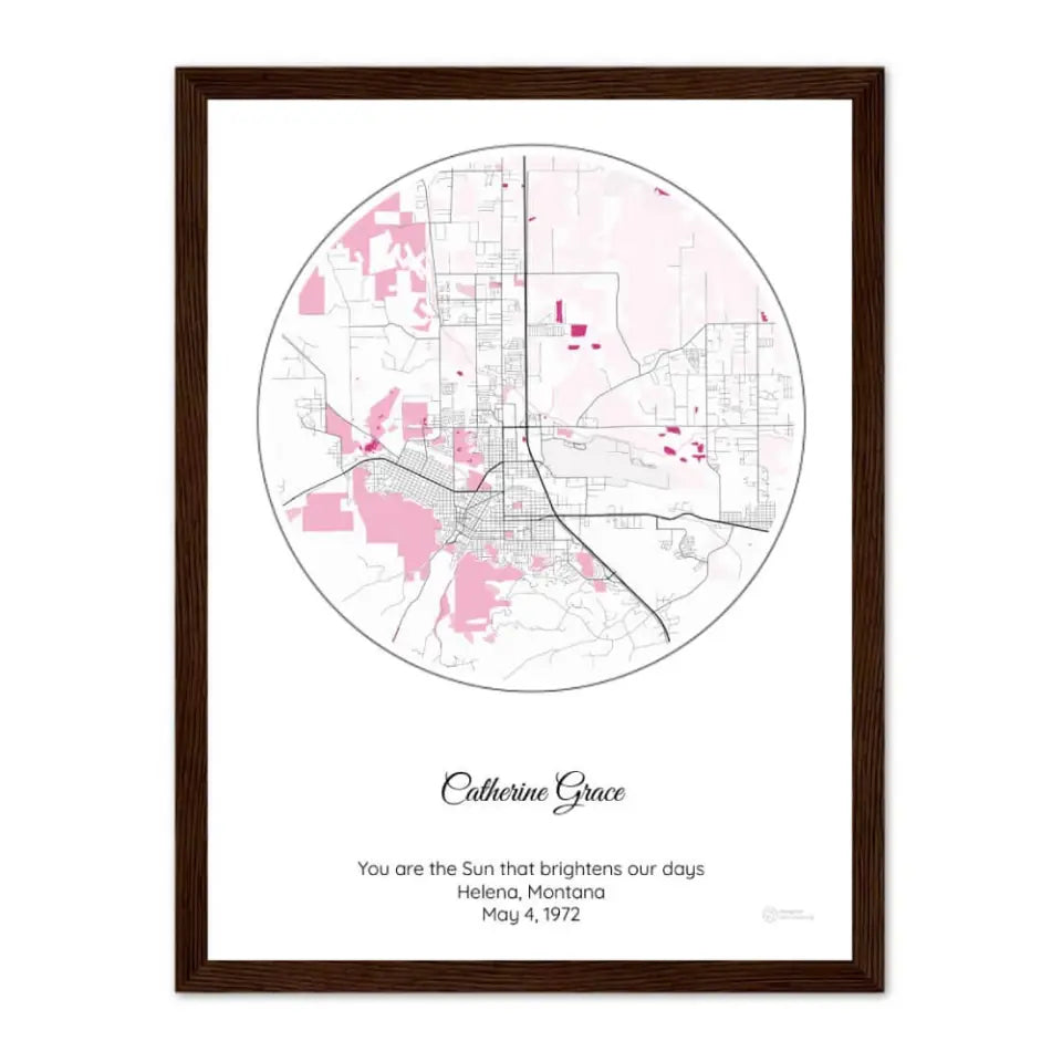 Personalized Gift for Mother-in-law - Choose Star Map, Street Map, or Your Photo