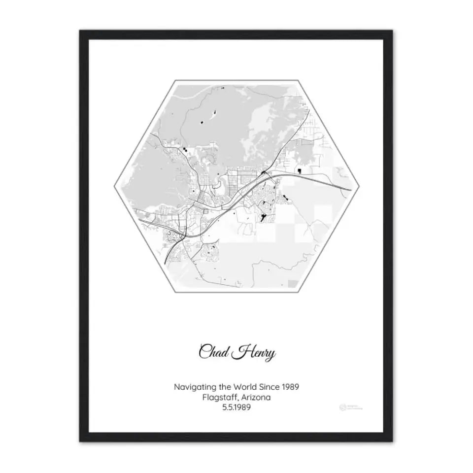Personalized Gift for Men - Choose Star Map, Street Map, or Your Photo