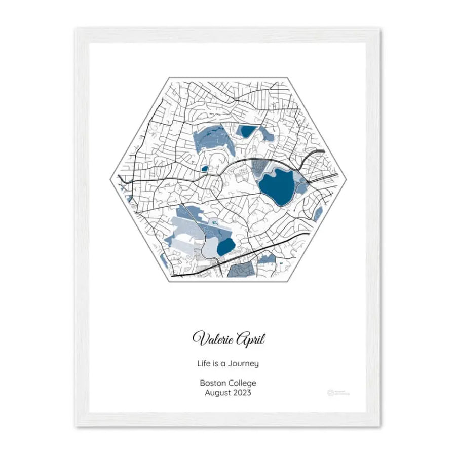 Personalized Back to School Gift - Choose Star Map, Street Map, or Your Photo